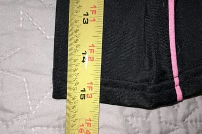 Under Armour Sweatpants Jogging Pants Black W Pink Stripe Size 3T - Thumbnail 7