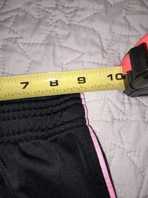 Under Armour Sweatpants Jogging Pants Black W Pink Stripe Size 3T - Thumbnail 8