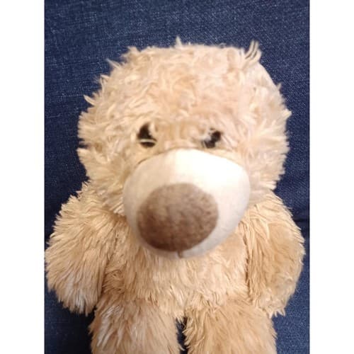 Build-A-Bear Tan Big Nose Hugs N Cream Light Brown Teddy Bear Plush 14" BABW - Thumbnail 2