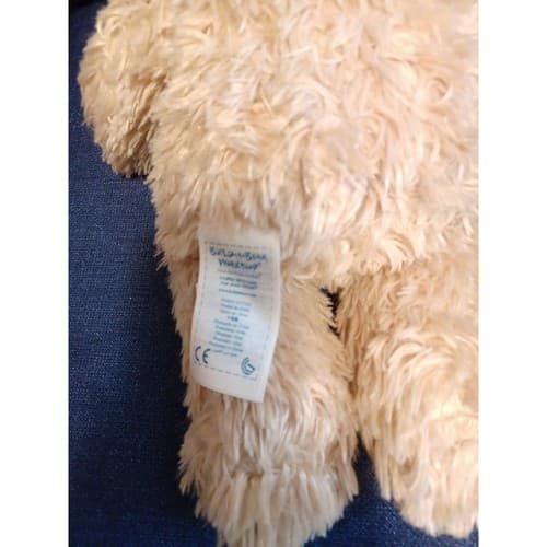 Build-A-Bear Tan Big Nose Hugs N Cream Light Brown Teddy Bear Plush 14" BABW - Thumbnail 9