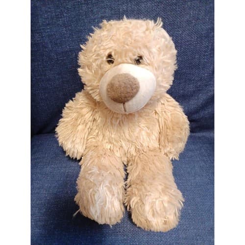 Build-A-Bear Tan Big Nose Hugs N Cream Light Brown Teddy Bear Plush 14" BABW - Thumbnail 6
