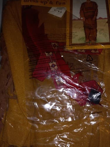 Native American Indian Costume For Boys Wild West Dress Up & Fun Small 4-6 - Thumbnail 4