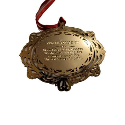 George Washington Masonic National Memorial Capitol Cornerstone Ornament 1994 - Thumbnail 8