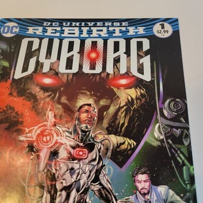 Cyborg #1 DC Rebirth 2016 | Semper Jr Pelletier | 1st Issue | VF/VF+ - Thumbnail 6