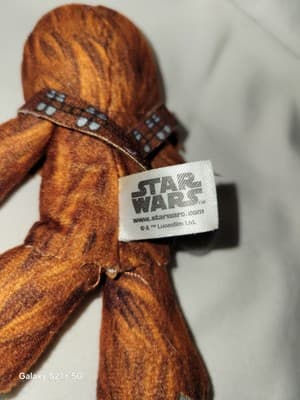 Star Wars Scenez Chewbacca Plush 5.5″ Pocket Pal Disney EUC - Thumbnail 5