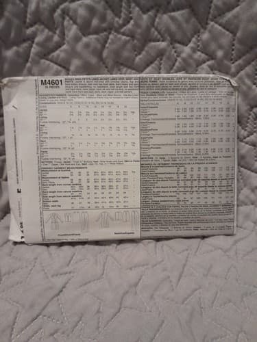 McCalls 4601 Y2K Jacket & Vest, Skirt Pants Streetwear Pattern 10 12 14 16 UC - Thumbnail 2