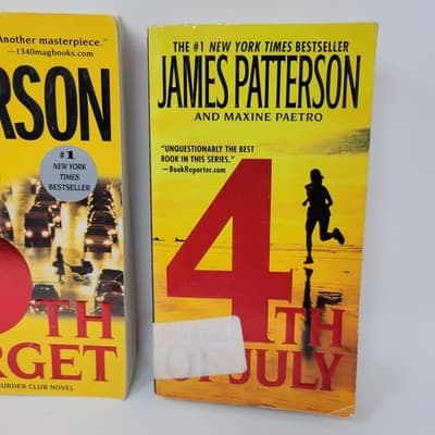 JAMES PATTERSON Womens Murder Club Lot 4th of July 6th Target 10th Anniv. PB Set - Thumbnail 7