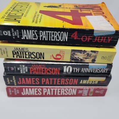 JAMES PATTERSON Womens Murder Club Lot 4th of July 6th Target 10th Anniv. PB Set - Image 1