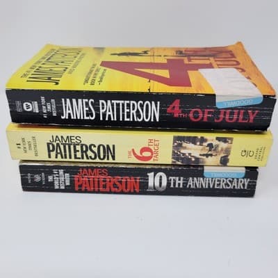 JAMES PATTERSON Womens Murder Club Lot 4th of July 6th Target 10th Anniv. PB Set - Thumbnail 3