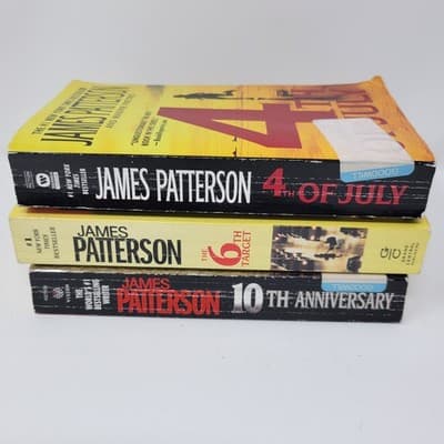 JAMES PATTERSON Womens Murder Club Lot 4th of July 6th Target 10th Anniv. PB Set - Thumbnail 2