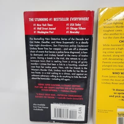 JAMES PATTERSON Womens Murder Club Lot 4th of July 6th Target 10th Anniv. PB Set - Thumbnail 12