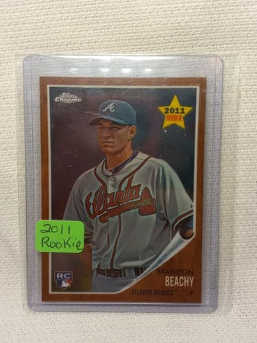 2011 Topps Eritage Brandon Beachy RC #239 Braves 169/1962 - Image 1