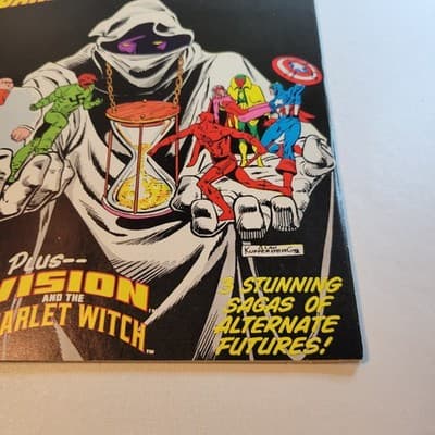 MARVEL What If 38 Daredevil Captain America Vision Scarlet Witch Newsstand - Thumbnail 3