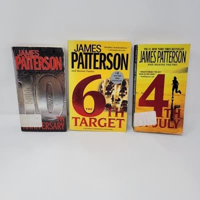 JAMES PATTERSON Womens Murder Club Lot 4th of July 6th Target 10th Anniv. PB Set - Thumbnail 4