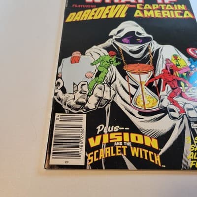 MARVEL What If 38 Daredevil Captain America Vision Scarlet Witch Newsstand - Thumbnail 2