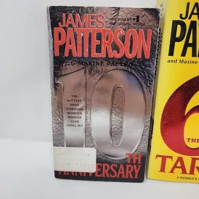 JAMES PATTERSON Womens Murder Club Lot 4th of July 6th Target 10th Anniv. PB Set - Thumbnail 5