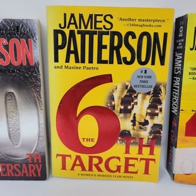 JAMES PATTERSON Womens Murder Club Lot 4th of July 6th Target 10th Anniv. PB Set - Thumbnail 6