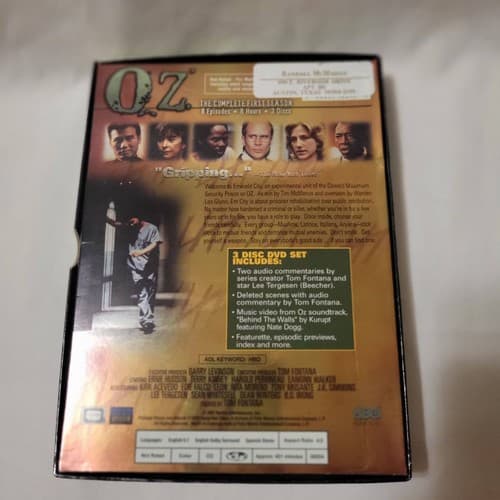 Oz: The Complete First Season (DVD, 2002, 3-Disc Set) HBO Drama Series - Thumbnail 3