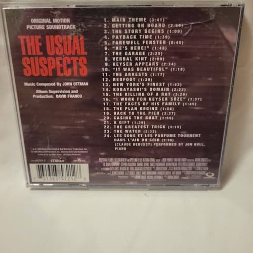 The Usual Suspects (CD, 1995) Film Soundtrack – John Ottman, Milan Records - Thumbnail 2