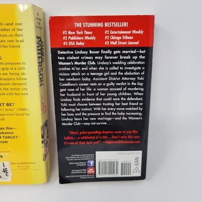 JAMES PATTERSON Womens Murder Club Lot 4th of July 6th Target 10th Anniv. PB Set - Thumbnail 14