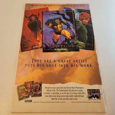 MARVEL X Force 16 X Cutioners Song Part 4 Cable Domino 1992 VF Comic Book - Thumbnail 7