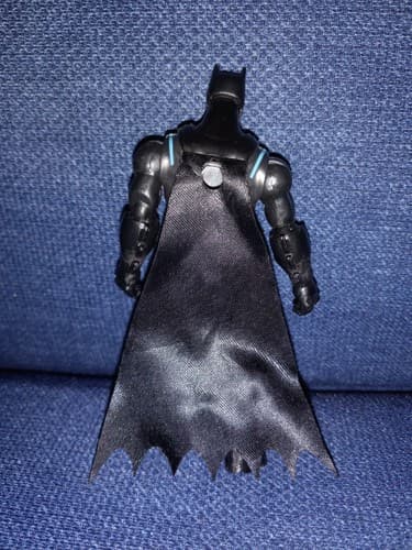Batman Loose Action Figure Black Suit with Electric Blue Trim 5" Rare S20 - Thumbnail 4