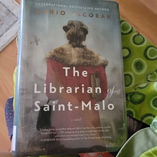 The Librarian of Saint-Malo by Mario Escobar | WWII Historical Fiction HC - Image 1