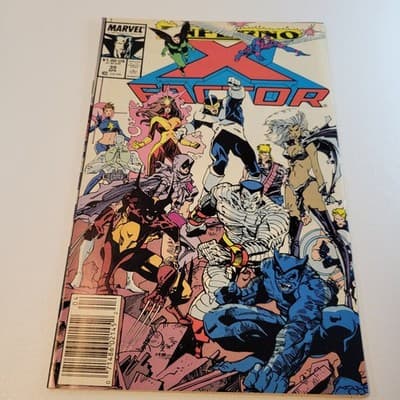 MARVEL X Factor 39 Inferno Longshot Rogue Wolverine 1989 Comic Book - Image 1