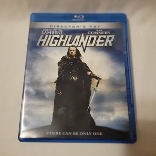 Highlander 1986 Directors Cut Blu-ray Christopher Lambert Sean Connery Lionsgate - Image 1
