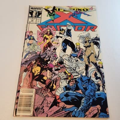MARVEL X Factor 39 Inferno Longshot Rogue Wolverine 1989 Comic Book - Thumbnail 2