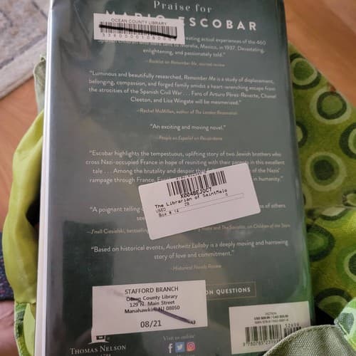 The Librarian of Saint-Malo by Mario Escobar | WWII Historical Fiction HC - Thumbnail 4
