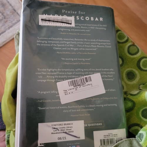 The Librarian of Saint-Malo by Mario Escobar | WWII Historical Fiction HC - Thumbnail 5