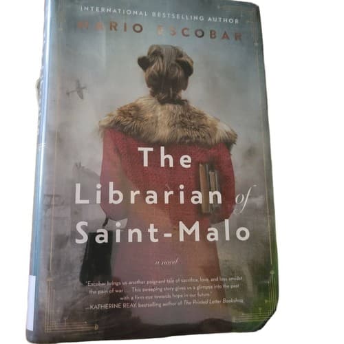 The Librarian of Saint-Malo by Mario Escobar | WWII Historical Fiction HC - Thumbnail 2
