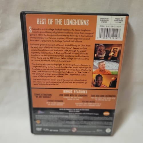 The History of Texas Longhorns Football (DVD, 2006) NCAA College Sports - Thumbnail 2
