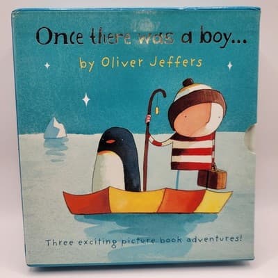 Once There Was A Boy | Boxed Set: Oliver Jeffers 3 Picture Books w/ Slipcase - Thumbnail 3