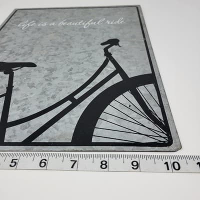 Electric Grandpa Metal Bicycle Wall Art Sign Life Is a Beautiful Ride 14x10 Deco - Thumbnail 6