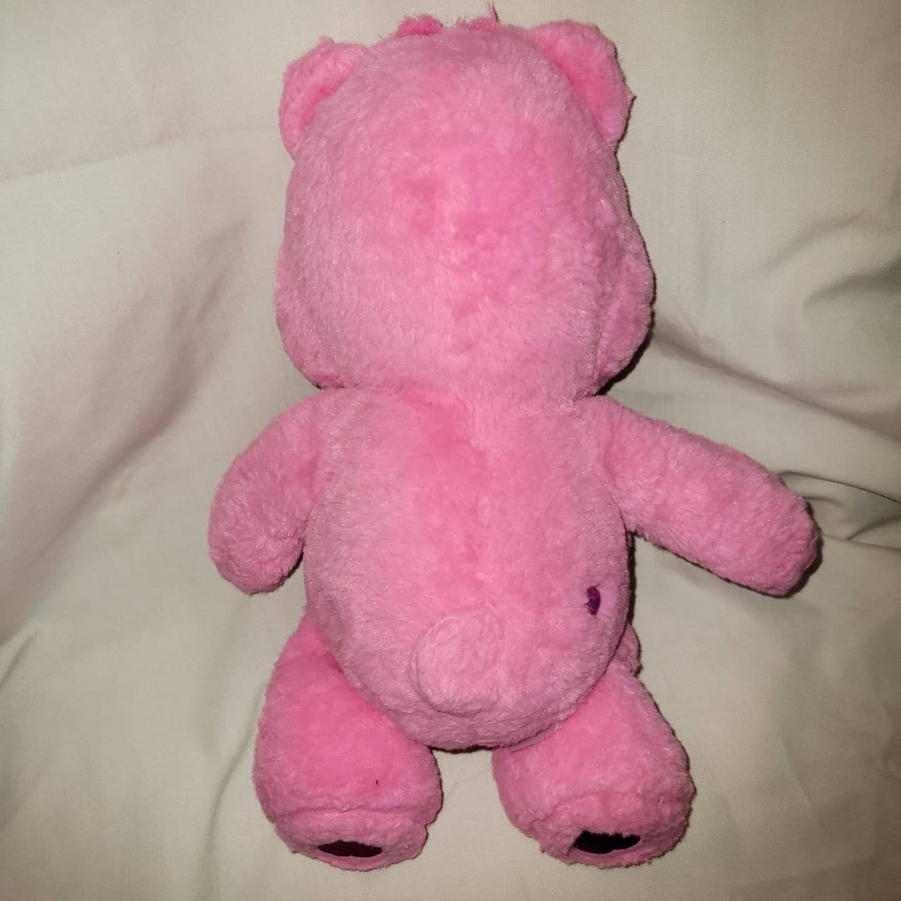 Care Bears Cheer Bear Plush Pink Rainbow Belly Soft Stuffed Animal Toy 14" - Thumbnail 6