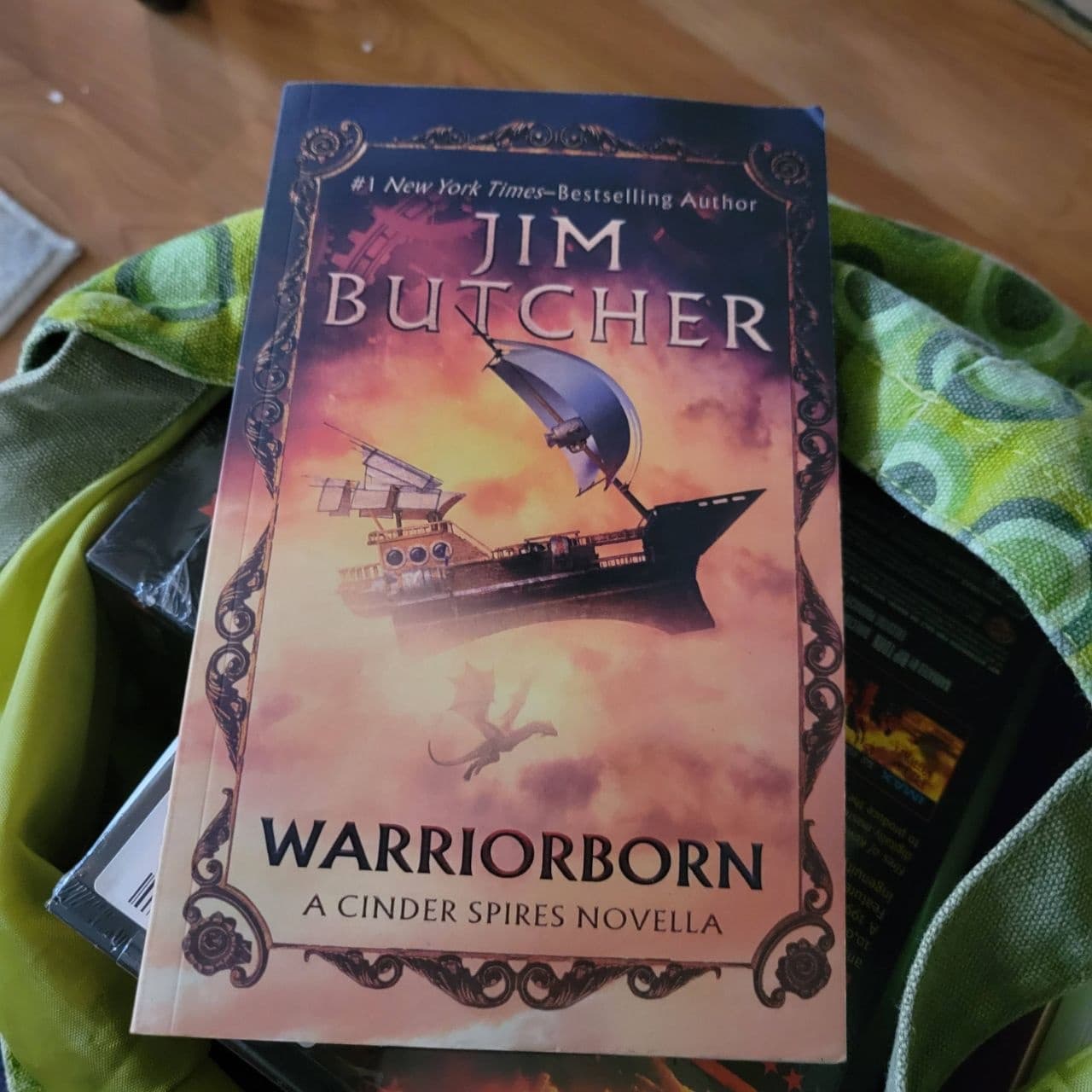 Jim Butcher Warriorborn (Cinder Spires Novella, 2023) Fantasy Paperback - Thumbnail 2