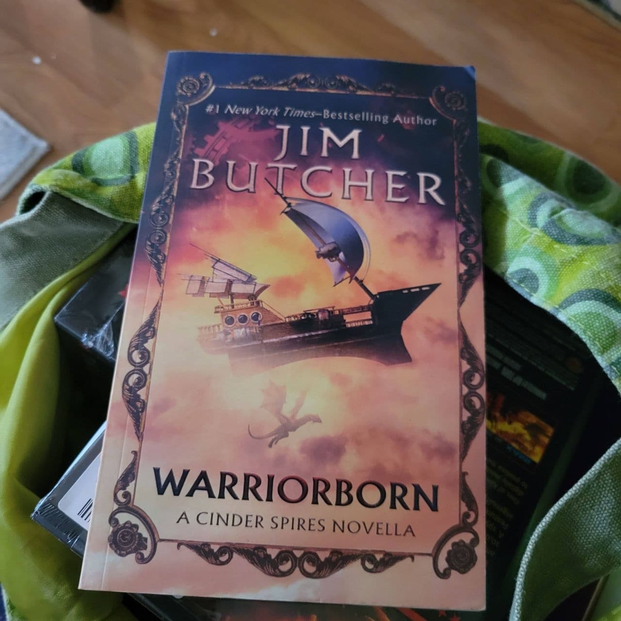 Jim Butcher Warriorborn (Cinder Spires Novella, 2023) Fantasy Paperback - Image 1