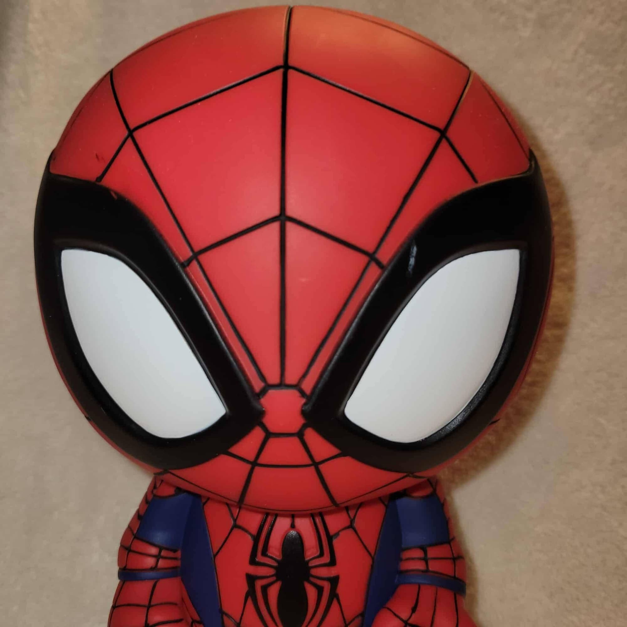 Marvel Spider-Man PVC Coin Bank 9.5" Red Blue Superhero Figure Savings SpiderMan - Thumbnail 8