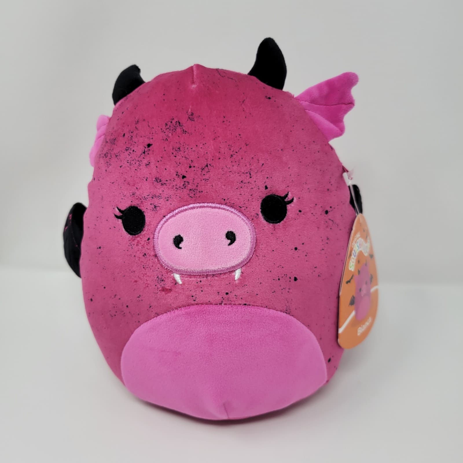 Squishmallows Bianca Bat with Specks Halloween Plush 8" #2828 Jazwares NWT - Image 1