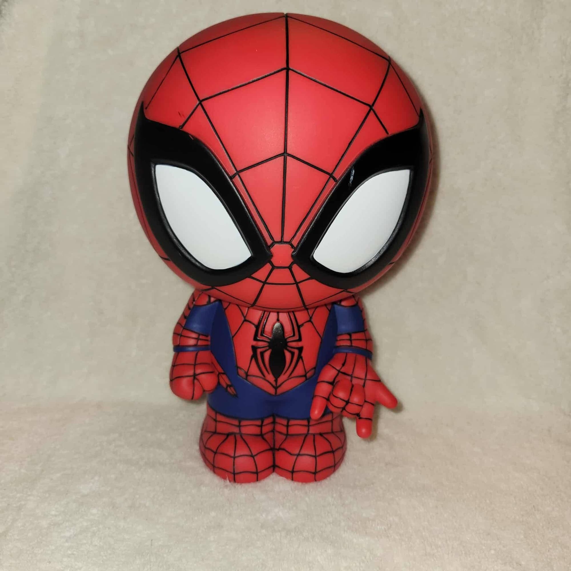Marvel Spider-Man PVC Coin Bank 9.5" Red Blue Superhero Figure Savings SpiderMan - Thumbnail 5