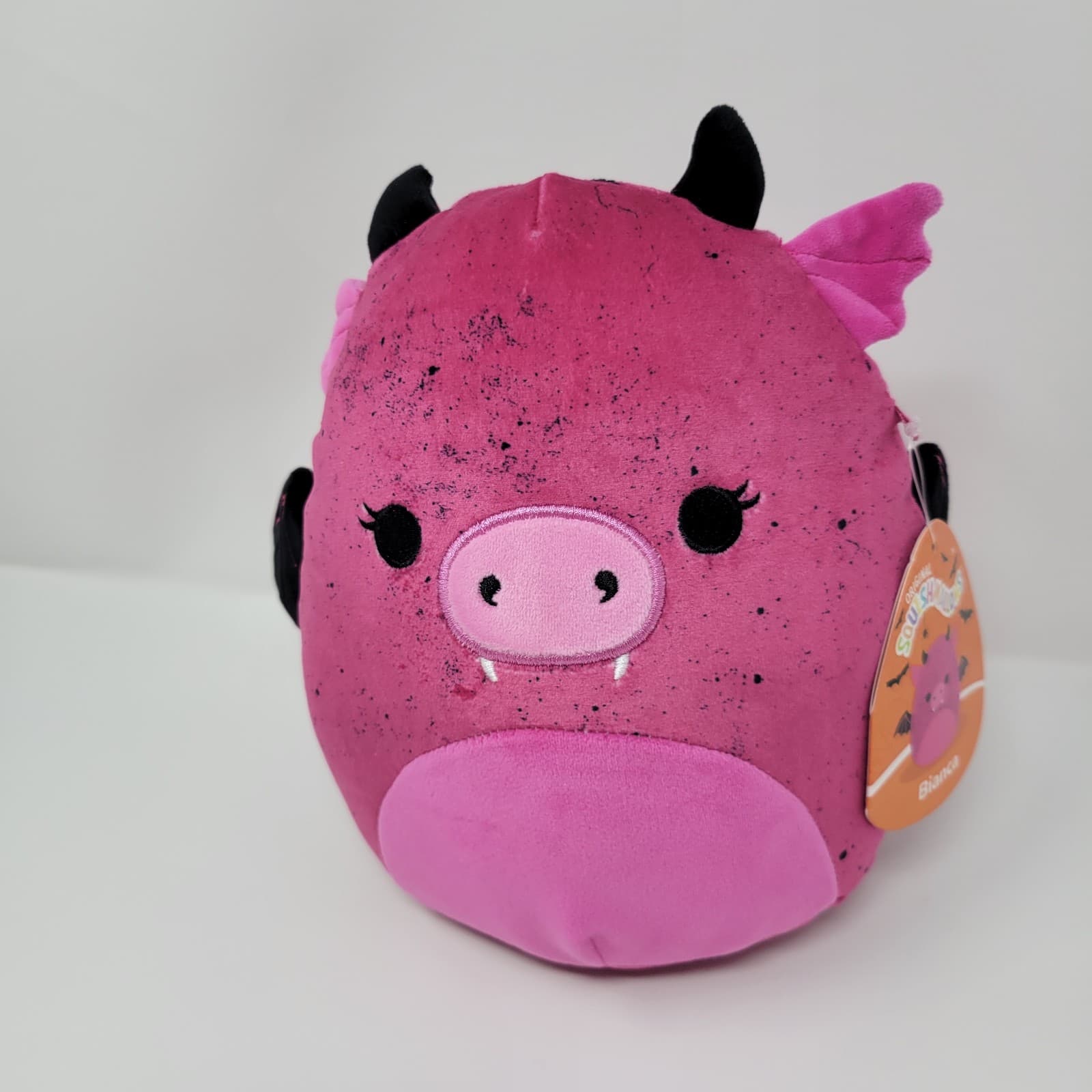 Squishmallows Bianca Bat with Specks Halloween Plush 8" #2828 Jazwares NWT - Thumbnail 2