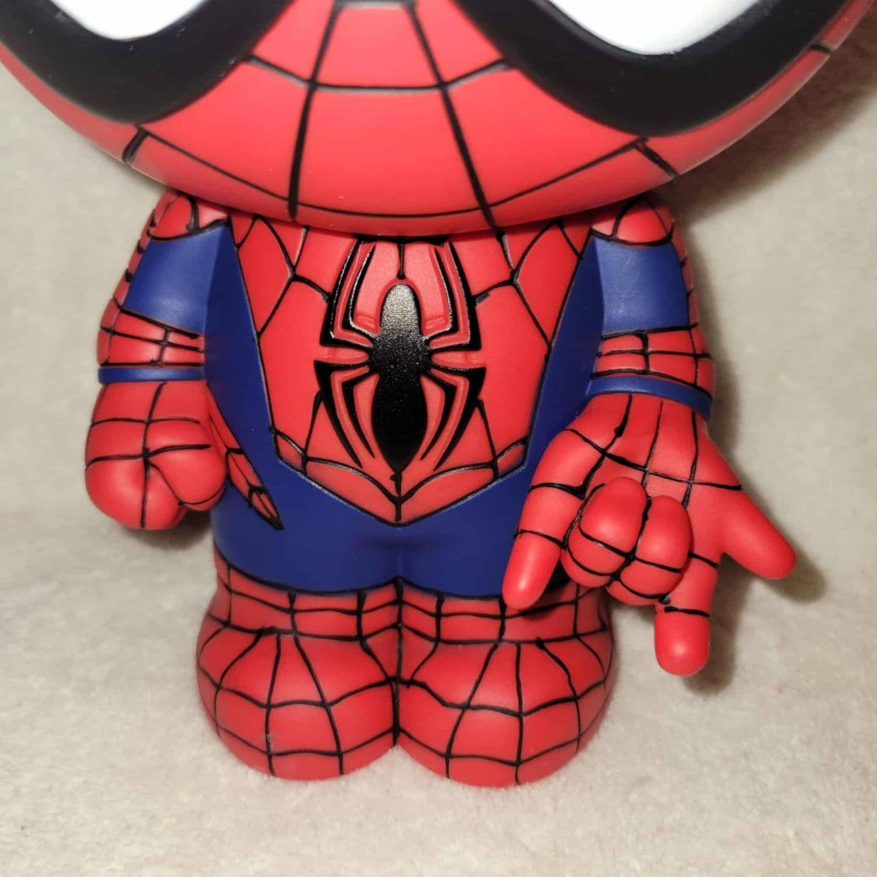 Marvel Spider-Man PVC Coin Bank 9.5" Red Blue Superhero Figure Savings SpiderMan - Thumbnail 2