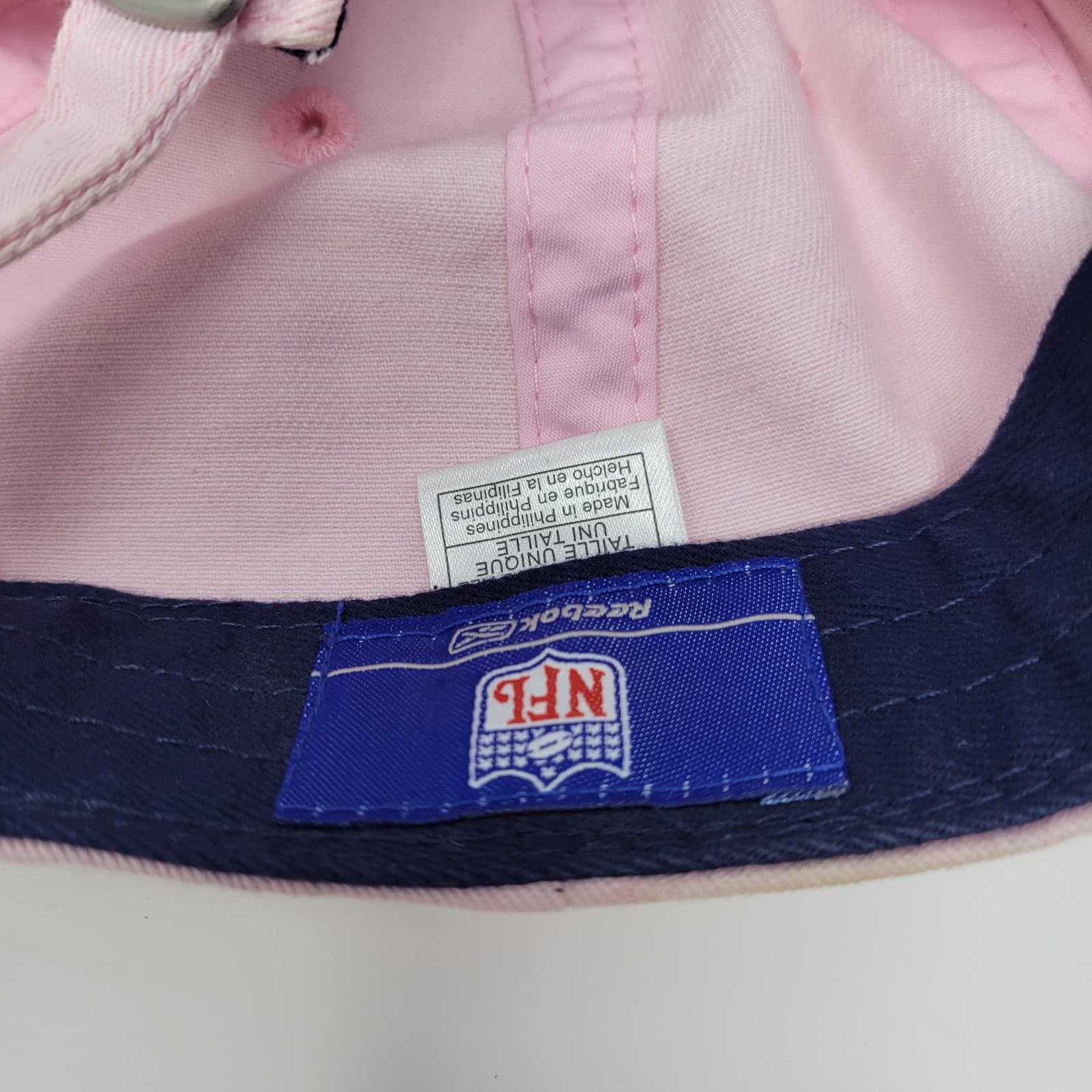 REEBOK Dallas Cowboys Womens One Size Pink NFL Strapback Cap Embroidered Vintage - Thumbnail 8