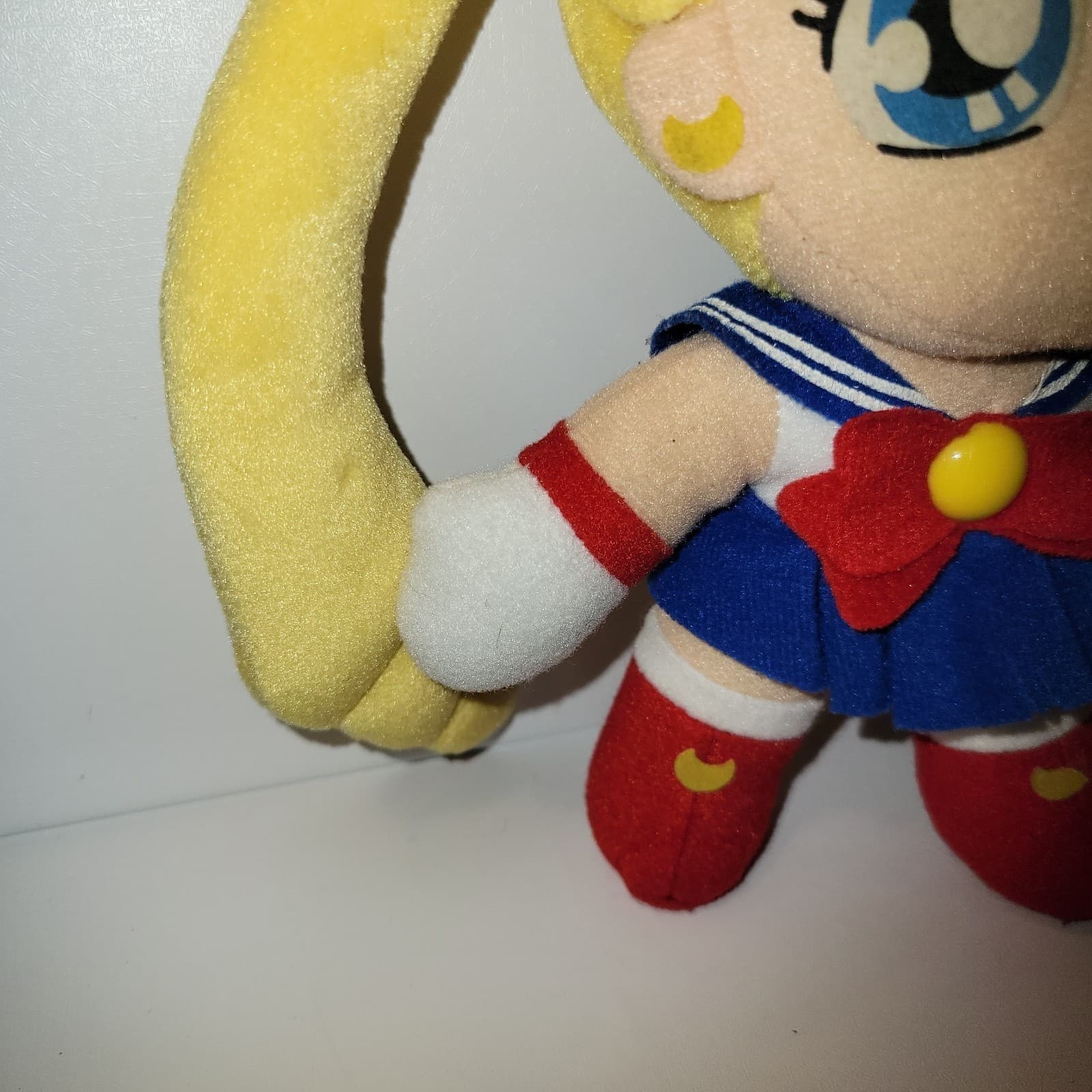 Sailor Moon Character Plush Toy Blue Skirt Red Bow 7.5 Inch Vintage Style No Tag - Thumbnail 5