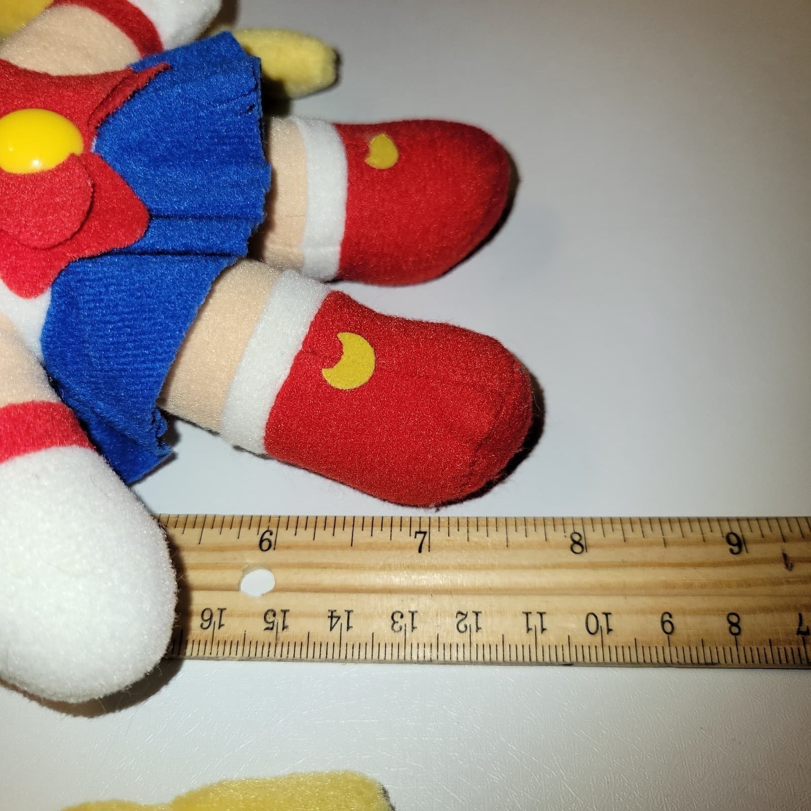 Sailor Moon Character Plush Toy Blue Skirt Red Bow 7.5 Inch Vintage Style No Tag - Thumbnail 9