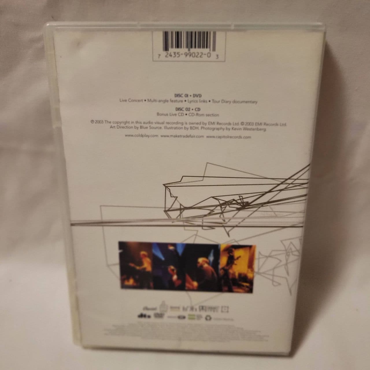 Coldplay – Live 2003 DVD + CD Set (Concert, Documentary, Rare Track Moses) - Thumbnail 2