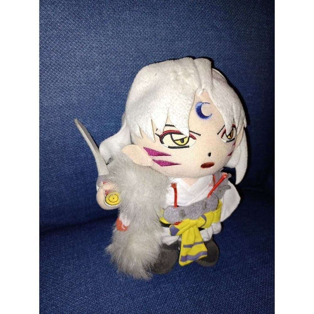 Inuyasha Sesshomaru Plush Doll Manga Anime Daiyōkai 8 inches Inuyasha 2005 - Thumbnail 3