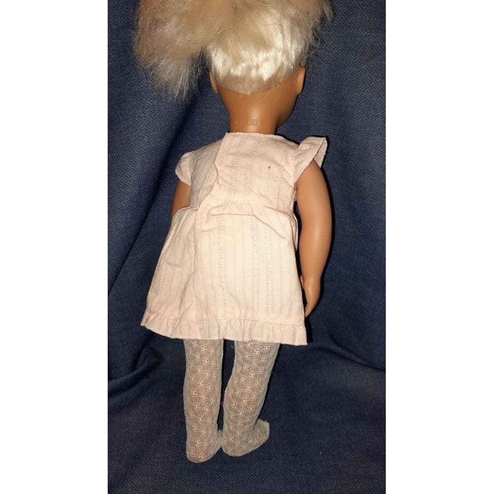 Our Generation Doll 18" Platinum Blonde Hair Blue Eyes Pink Dress Tights Battat - Thumbnail 6